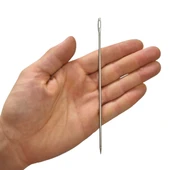 Metal Çuvaldız 15cm Yorgan İğnesi No7 Kalın Dikiş İğne Mil Tığ -2 Adet thumbnail 2