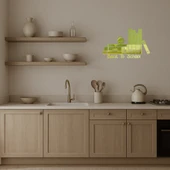 Okula Dönüş Kitapları Temalı  Dekoratif Altın Aynalı Tablo - 3