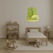 Üzeri Okul Çantası Temalı Dekoratif Altın Aynalı Tablo - 3