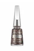 Flormar Glitter Yarı Transparan Parlak Bitişli Simli Oje 11 ml | 42 Copper - 1