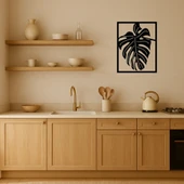 Tropikal Monstera Yapraklı Dekoratif Panel - 2
