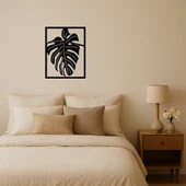 Tropikal Monstera Yapraklı Dekoratif Panel - 1