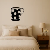 Çay Fincanı MDF Duvar Dekoru - 1