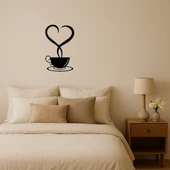 Kalpli Çay Fincanı Dekoratif Duvar Tablosu - 1