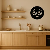 Üzgün Emoji Dekoratif Tablo - 2