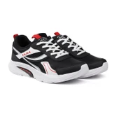 Unisex Siyah Kırmızı Özel Tasarım Modern Konforlu Rahat Sneaker Günlük Yürüyüş Ayakkabısı thumbnail 1