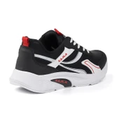 Unisex Siyah Kırmızı Özel Tasarım Modern Konforlu Rahat Sneaker Günlük Yürüyüş Ayakkabısı thumbnail 5