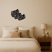 Dolar Yığını Tasarımı İç Mekan Dekoratif Tablo - 1