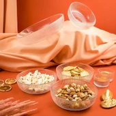 Fecra Loren 5'li Çerez Sunum Seti Natürel - 4