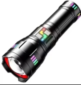 Pro F-3002 Alüminyum Tg Led Gece Şeritli Type-c Şarjlı El Feneri - 1