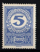 EABİ-Avusturya 1920 Taxe Pulları 5 Kr (ws1333) - 1