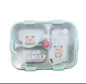 AKILLIELMA -LAXSON BESLENME KABI ÇELİK İTHAL BEAR FAMİLY YEŞİL 97088 0885 thumbnail 3