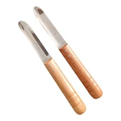 Ahşap Saplı Patlıcan, Kabak, Patates, Biber Oyma Bıçağı - Oyacak x 2 Adet - 1