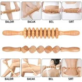 Valkyrie 5’lü Medikal Ahşap Maderoterapi Masaj Seti Vücut Şekillendirme & Derin Masaj Lenfatik Drenaj Seti - 3