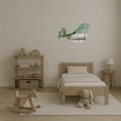 Süs Kuşu Motifli Dekoratif Aynalı Tablo thumbnail 4