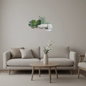 Şık ve Zarif  Motosiklet Aynalı Tablo thumbnail 1