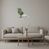 Doğal Dokunuş: Daldaki Kuş  Aynalı Tablo thumbnail 1