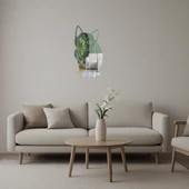 Minimalist Kedi Temalı Dekoratif Aynalı Tablo thumbnail 1