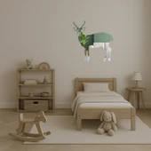 Geyik ve Doğa Siluetli Aynalı Tablo thumbnail 4