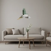 Uçan Kuşlar Dekoratif Aynalı Tablo - Huzur ve Özgürlük thumbnail 1