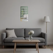 Çiçek Motifli Soyut  Aynalı Tablo thumbnail 5