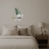 Minimalist Baykuş Temalı Aynalı Tablo thumbnail 3