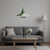 Aircraft 12 Dekoratif İç Mekan Aynalı Tablo thumbnail 4