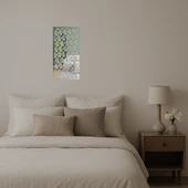 Abstract ve Floral Dekoratif Aynalı Tablo thumbnail 2