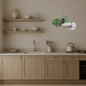 Şık ve Zarif  Motosiklet Aynalı Tablo thumbnail 3