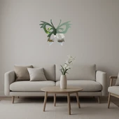 Vintage Kelebek  Duvar Aynalı Tablosu thumbnail 1