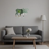 Rustik Geyik Silüeti Dekoratif Aynalı Tablo thumbnail 5