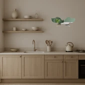 Estetik Kelebek Dizaynlı  Aynalı Tablo thumbnail 2