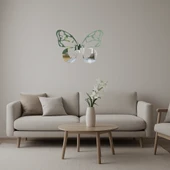 Kelebek Desenli Dekoratif Aynalı Tablo thumbnail 1