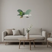 Doğal Kelebek Tasarımlı  Dekorasyon Aynalı Tablosu thumbnail 1