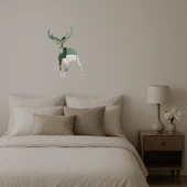 Çift Geyik Siluetli Dekoratif Aynalı Tablo thumbnail 1