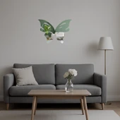 Sanatsal Kelebek Temalı  Aynalı Tablo thumbnail 2