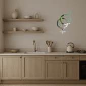 Unisex Tuvalet Sembolü Dekoratif Duvar Tabelası thumbnail 3