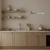 Dekoratif Uçak Aynalı Tablosu - Model 27 thumbnail 3