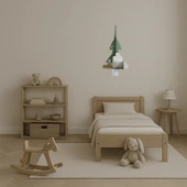 Sanatsal Uçak Figürlü Dekoratif Aynalı Tablo thumbnail 4