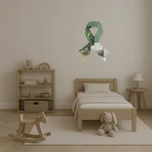 Kanser Farkındalık Kurdele Dekoratif Aynalı Tablo thumbnail 4