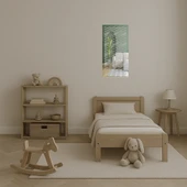 Soyut ve Çiçek Desenli  Dekoratif Aynalı Tablo thumbnail 4