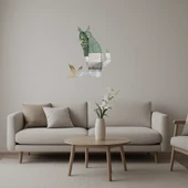 Minimalist Baykuş Temalı Aynalı Tablo thumbnail 1