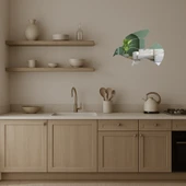 Kanat Çırpan Kuş  Sanat Aynalı Tablosu thumbnail 3