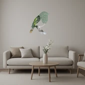 Egzotik Kuşlar Dekoratif Aynalı Tablo - Tropikal Esinti thumbnail 1