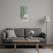 Minimalist Çizgilerle  Dekoratif Aynalı Tablo thumbnail 5