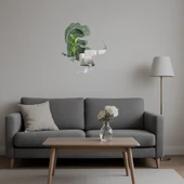 Dinozor Figürlü Çocuk Odası Dekoratif Aynalı Tablosu thumbnail 4