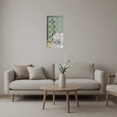 Doğal Doku Dekoratif Aynalı Tablo thumbnail 1