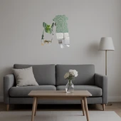 Koşan Küçük Köpekler  Dekoratif Aynalı Tablo thumbnail 5