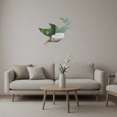 Barış Güvercini ve Zeytin Dalı Dekoratif Aynalı Tablo thumbnail 1