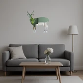 Geyik ve Doğa Siluetli Aynalı Tablo thumbnail 5